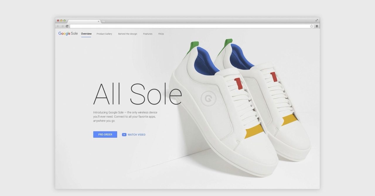 Google Sole concept, part of Marketing Design System and Communication